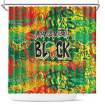 Personalized African Design Shower Curtain - Unapologetically Black