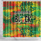 Personalized African Design Shower Curtain - Unapologetically Black