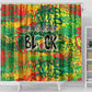 Personalized African Design Shower Curtain - Unapologetically Black