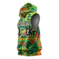 Personalized African Design Sleeveless Hoodie - Unapologetically Black - African Pride