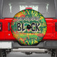 Personalized African Design Spare Tire Cover - Unapologetically Black
