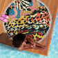 African Wildlife Beach Blanket Animal Pattern