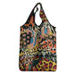 African Wildlife Grocery Bag Animal Pattern