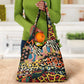 African Wildlife Grocery Bag Animal Pattern