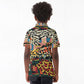 African Wildlife Kid Polo Shirt Animal Pattern