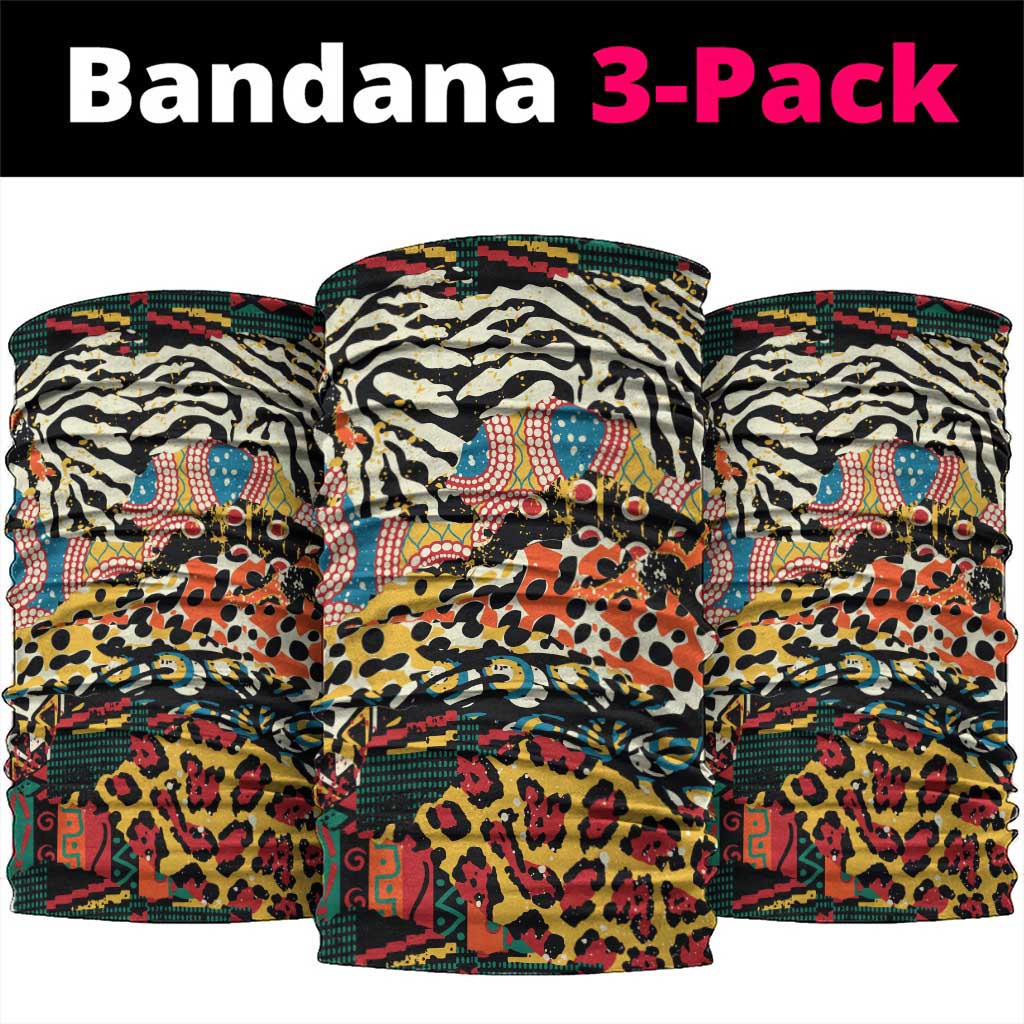 African Wildlife Neck Gaiter Animal Pattern - African Pride