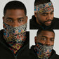 African Wildlife Neck Gaiter Animal Pattern - African Pride