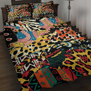 African Wildlife Quilt Bed Set Animal Pattern