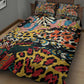 African Wildlife Quilt Bed Set Animal Pattern