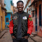 Red Tails Tuskegee Airmen Bomber Jacket Black History Fighter Plane Patriotic Tribute - African Pride