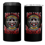 Red Tails Tuskegee Airmen 4 in 1 Can Cooler Tumbler Black History Fighter Plane Patriotic Tribute - African Pride