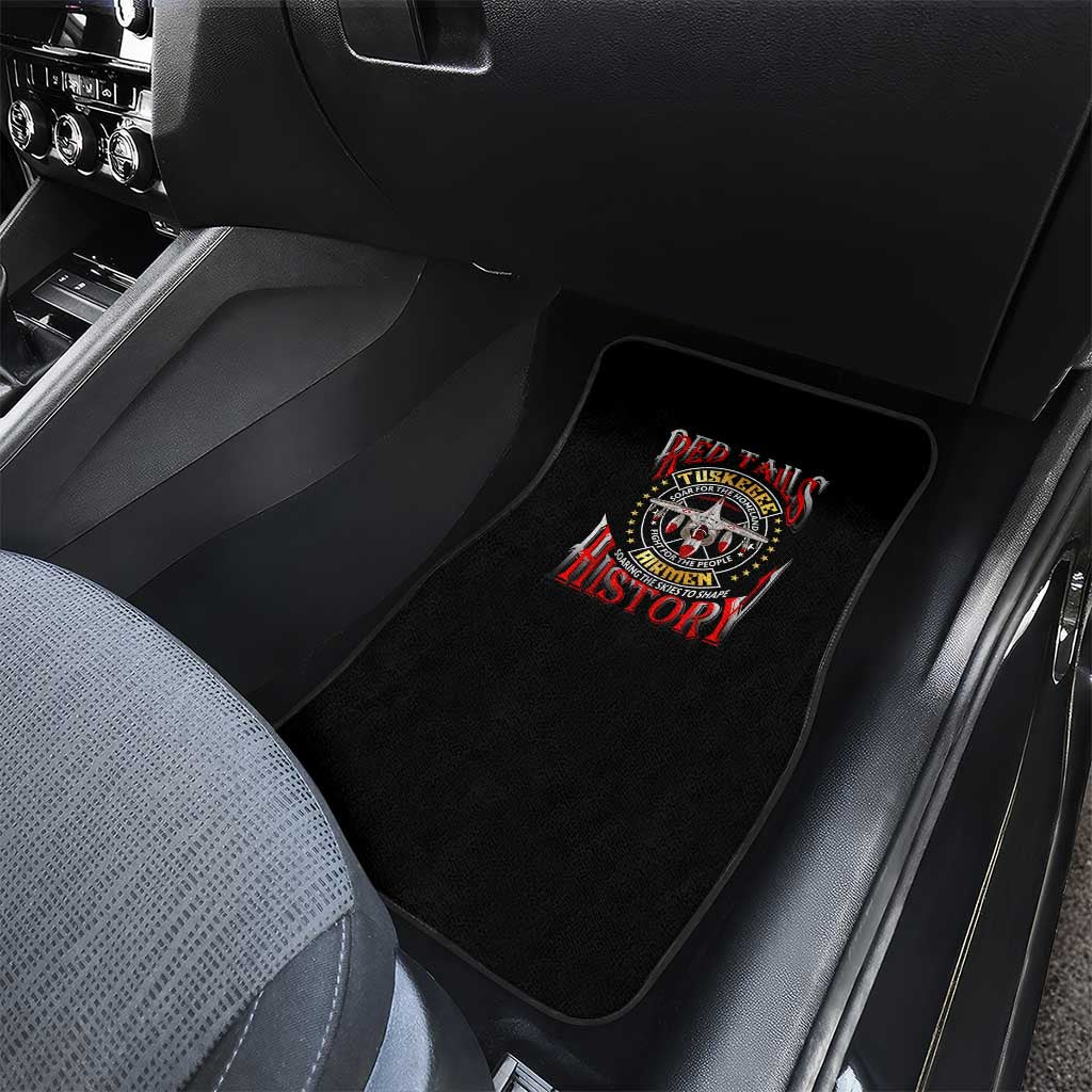 Red Tails Tuskegee Airmen Car Mats Black History Fighter Plane Patriotic Tribute - African Pride