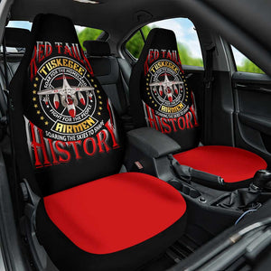 Red Tails Tuskegee Airmen Car Seat Cover Black History Fighter Plane Patriotic Tribute - African Pride
