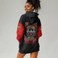 Red Tails Tuskegee Airmen Hoodie Dress Black History Fighter Plane Patriotic Tribute - African Pride