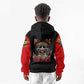 Red Tails Tuskegee Airmen Kid Hoodie Black History Fighter Plane Patriotic Tribute - African Pride