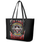 Red Tails Tuskegee Airmen Leather Tote Bag Black History Fighter Plane Patriotic Tribute - African Pride