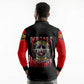 Red Tails Tuskegee Airmen Long Sleeve Polo Shirt Black History Fighter Plane Patriotic Tribute - African Pride