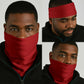 Red Tails Tuskegee Airmen Neck Gaiter Black History Fighter Plane Patriotic Tribute - African Pride