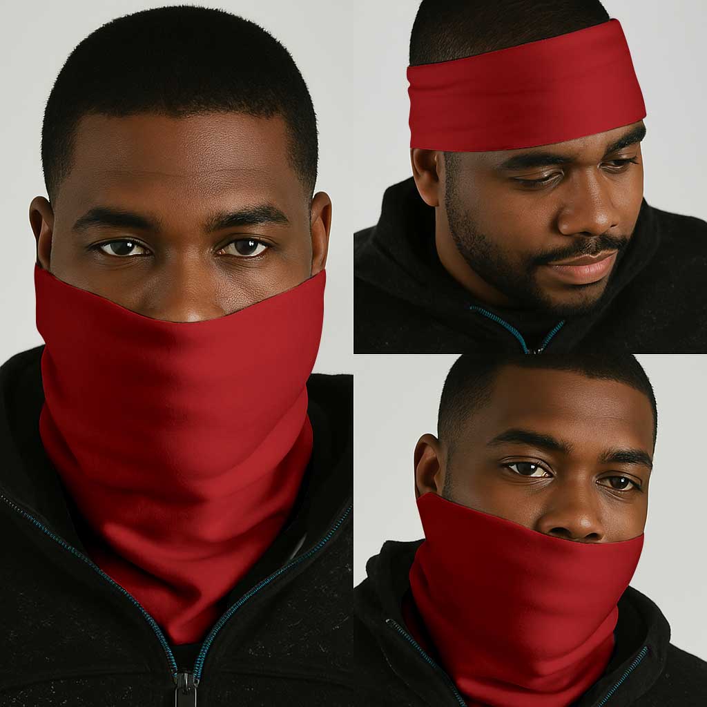 Red Tails Tuskegee Airmen Neck Gaiter Black History Fighter Plane Patriotic Tribute - African Pride