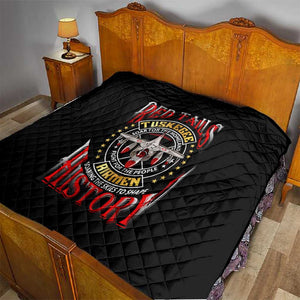Red Tails Tuskegee Airmen Quilt Black History Fighter Plane Patriotic Tribute - African Pride