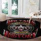 Red Tails Tuskegee Airmen Round Carpet Black History Fighter Plane Patriotic Tribute - African Pride