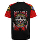 Red Tails Tuskegee Airmen Rugby Jersey Black History Fighter Plane Patriotic Tribute - African Pride