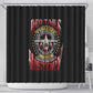 Red Tails Tuskegee Airmen Shower Curtain Black History Fighter Plane Patriotic Tribute - African Pride