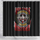 Red Tails Tuskegee Airmen Shower Curtain Black History Fighter Plane Patriotic Tribute - African Pride