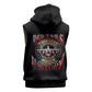Red Tails Tuskegee Airmen Sleeveless Hoodie Black History Fighter Plane Patriotic Tribute - African Pride
