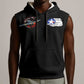 Red Tails Tuskegee Airmen Sleeveless Hoodie Black History Fighter Plane Patriotic Tribute - African Pride