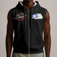 Red Tails Tuskegee Airmen Sleeveless Zip Hoodie Black History Fighter Plane Patriotic Tribute - African Pride