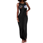 Red Tails Tuskegee Airmen Tank Maxi Dress Black History Fighter Plane Patriotic Tribute - African Pride