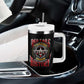 Red Tails Tuskegee Airmen Tumbler With Handle Black History Fighter Plane Patriotic Tribute - African Pride