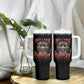 Red Tails Tuskegee Airmen Tumbler With Handle Black History Fighter Plane Patriotic Tribute - African Pride
