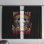 Red Tails Tuskegee Airmen Window Curtain Black History Fighter Plane Patriotic Tribute - African Pride
