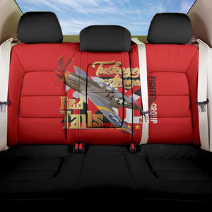Tuskegee Red Tails Airmen Back Car Seat Cover African American WWII Fighter Pilot Legacy - African Pride