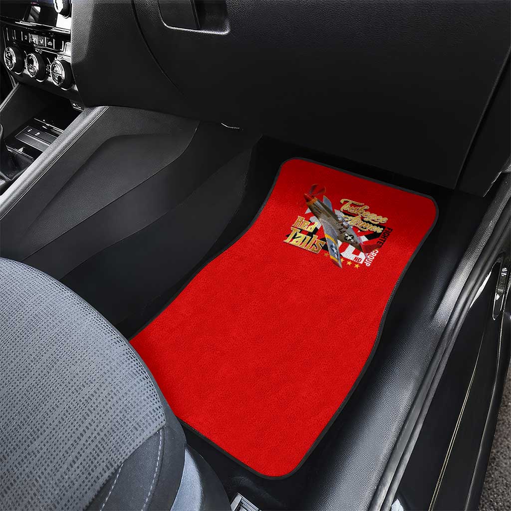 Tuskegee Red Tails Airmen Car Mats African American WWII Fighter Pilot Legacy - African Pride