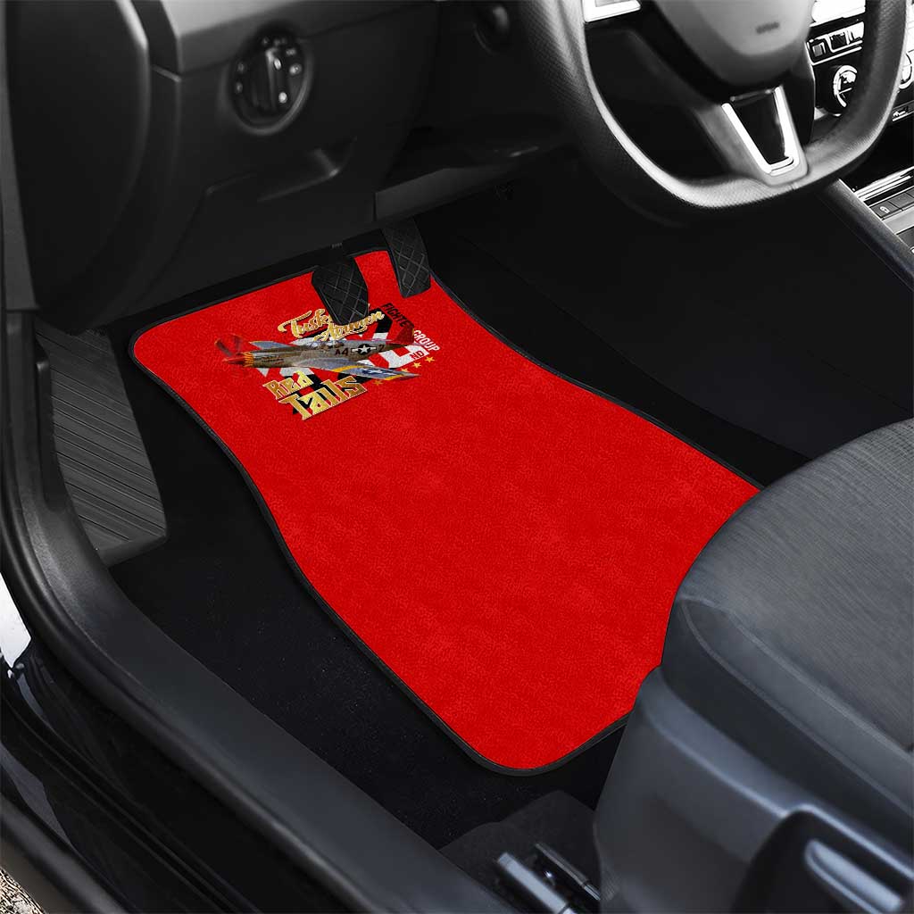 Tuskegee Red Tails Airmen Car Mats African American WWII Fighter Pilot Legacy - African Pride