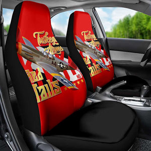 Tuskegee Red Tails Airmen Car Seat Cover African American WWII Fighter Pilot Legacy - African Pride