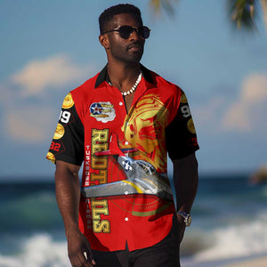 Tuskegee Red Tails Airmen Hawaiian Shirt African American WWII Fighter Pilot Legacy - African Pride