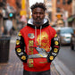 Tuskegee Red Tails Airmen Hoodie African American WWII Fighter Pilot Legacy - African Pride