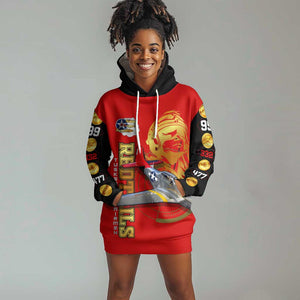Tuskegee Red Tails Airmen Hoodie Dress African American WWII Fighter Pilot Legacy - African Pride
