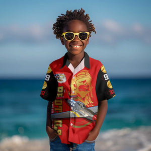 Tuskegee Red Tails Airmen Kid Hawaiian Shirt African American WWII Fighter Pilot Legacy - African Pride