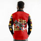 Tuskegee Red Tails Airmen Long Sleeve Polo Shirt African American WWII Fighter Pilot Legacy - African Pride