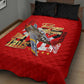 Tuskegee Red Tails Airmen Quilt Bed Set African American WWII Fighter Pilot Legacy - African Pride