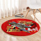 Tuskegee Red Tails Airmen Round Carpet African American WWII Fighter Pilot Legacy - African Pride