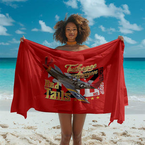 Tuskegee Red Tails Airmen Sarong African American WWII Fighter Pilot Legacy - African Pride