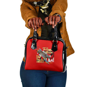 Tuskegee Red Tails Airmen Shoulder Handbag African American WWII Fighter Pilot Legacy - African Pride