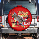 Tuskegee Red Tails Airmen Spare Tire Cover African American WWII Fighter Pilot Legacy - African Pride