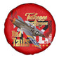 Tuskegee Red Tails Airmen Spare Tire Cover African American WWII Fighter Pilot Legacy - African Pride